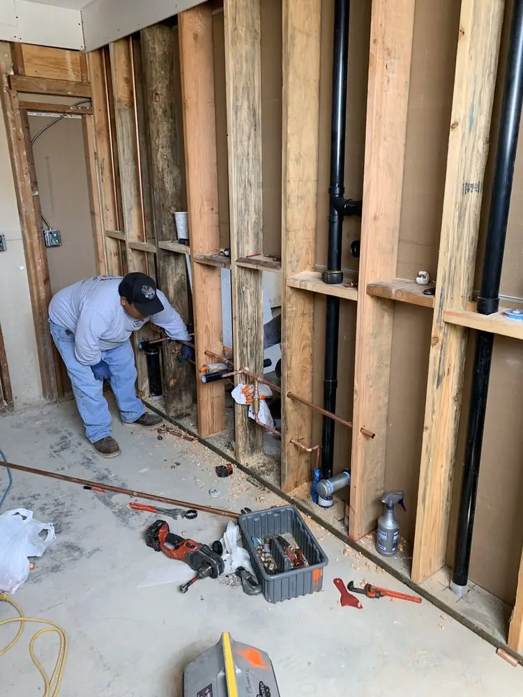 Commercial rough-in plumbing for Gas Line Repair in Stratham